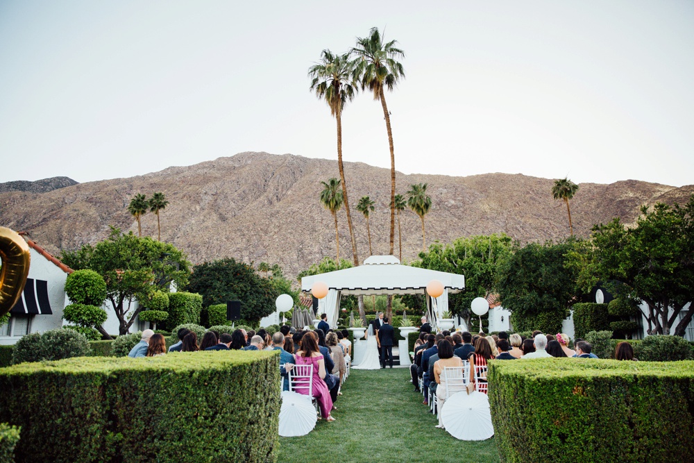 Avalon Hotel wedding Palm Springs wedding